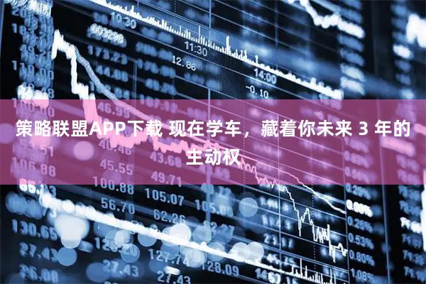 策略联盟APP下载 现在学车，藏着你未来 3 年的主动权