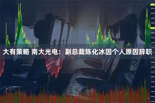 大有策略 南大光电：副总裁陈化冰因个人原因辞职